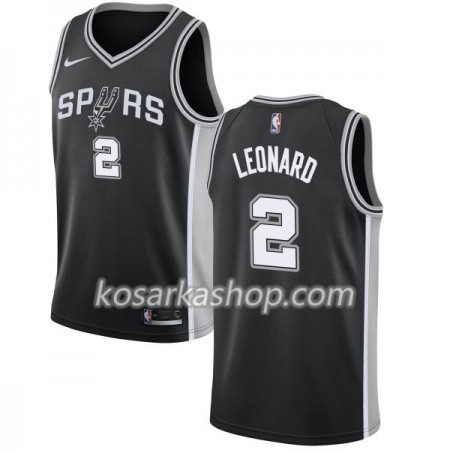 Dres San Antonio Spurs Kawhi Leonard 2 Nike 2017-18 Crna Swingman